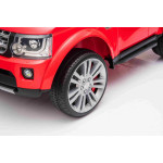 Elektrické autíčko - Land Rover Discovery - nelakované - červené